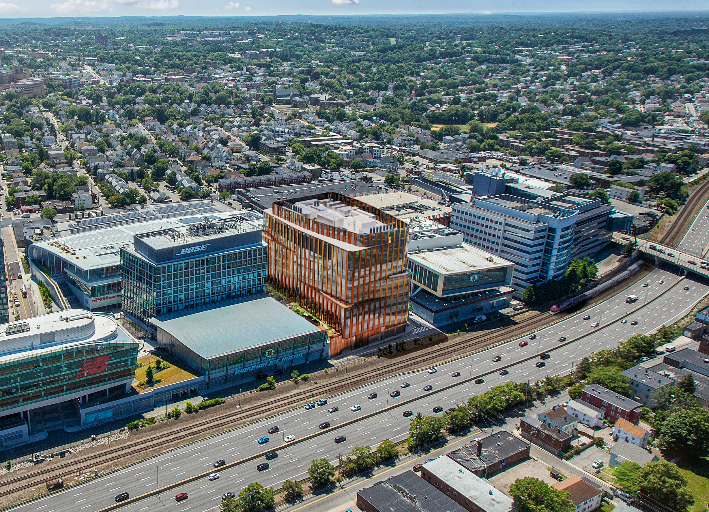 Designed by SGA, First Purpose-Built Life Sciences Building FORUM Breaks Ground in Boston Landing